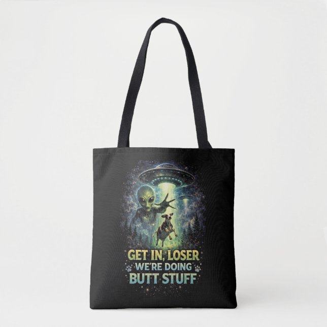 Bolsa Tote Noite de Abdução (Frente)