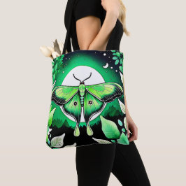 Bolsa Tote Noite de Moth lunar