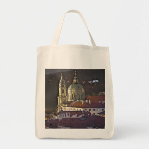 Bolsa Tote Noite de Praga da igreja de São Nicolau