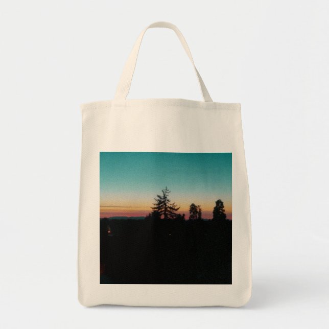 Bolsa Tote Noite de verão no Pacífico Noroeste (Frente)
