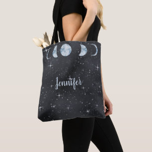 Bolsa Tote Noite Estrelada Casamento Personalizado Celestial