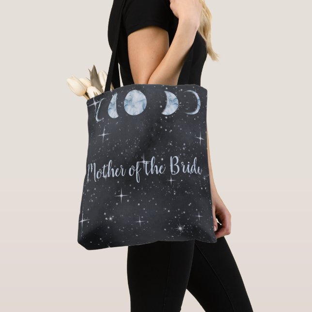 Bolsa Tote Noite Estrelada Mãe Celestial da Noiva (Close Up)