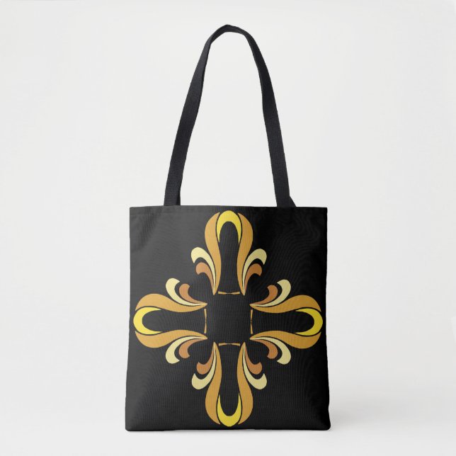 Bolsa Tote Noite Negra (Frente)