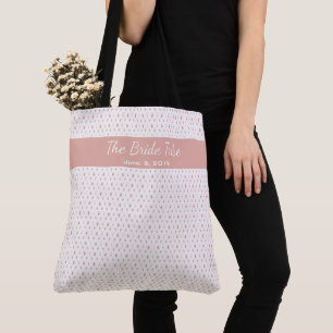Bolsa Tote Noiva Casamento Festa Personalizada Rosa Bege Bran
