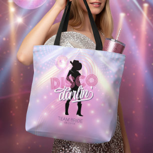 Bolsa Tote Noiva da Equipe da Solteirona Disco Darlin' v2 ID9