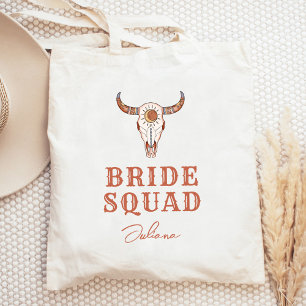 Bolsa Tote Noiva da Equipe do Último Rodeio da Cowgirl do Des