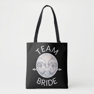 Bolsa Tote Noiva da Equipe Estilo Golfinho Feminino