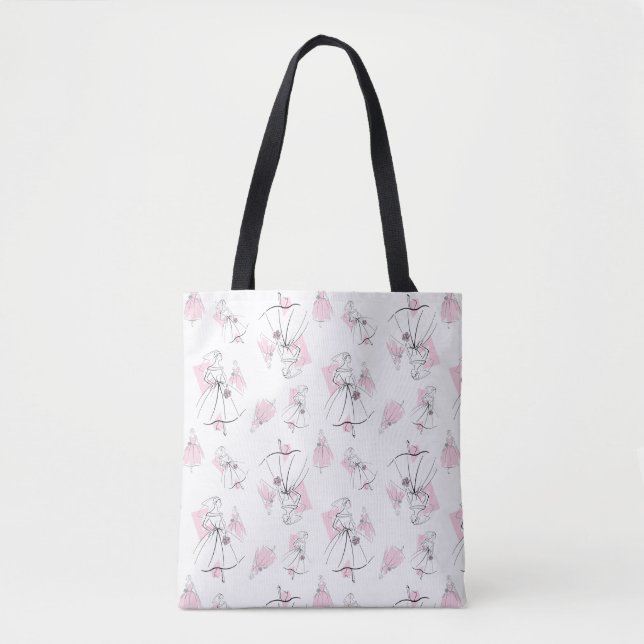 Bolsa Tote Noiva da Moda Saco Multi Grupo Rosa (Frente)