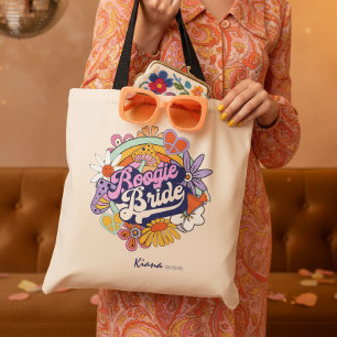 Bolsa Tote Noiva Dançante Groovy dos Anos 70 ID929