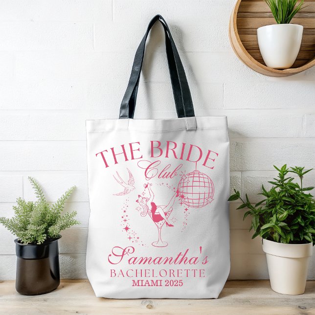 Bolsa Tote Noiva Dançarina de Martini Disco (Criador carregado)