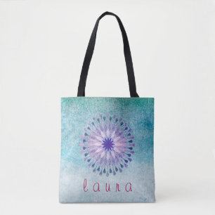Bolsa Tote Noiva de Casamento de Aquarela de Flor de Lotus
