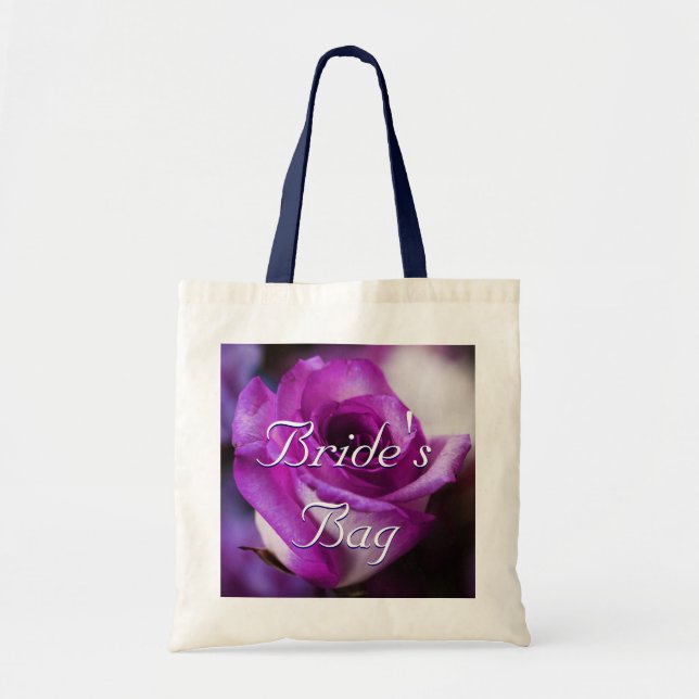 Bolsa Tote Noiva do rosa do roxo (Frente)