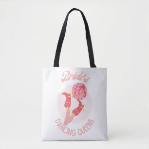 Bolsa Tote Noiva dos Anos 70 Retro Rainhas da Dança Despedida