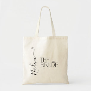 Bolsa Tote Noiva Eu Faço Tripulação Nome Personalizado Anel d