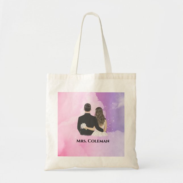 Bolsa Tote Noiva Personalizada (Frente)