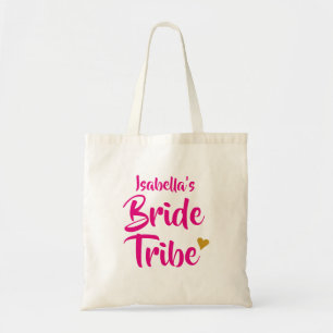 Bolsa Tote Noiva Personalizada Tribo Coração Dourado