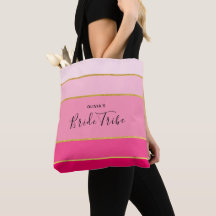Noiva Tribo Personalizado Rosa e Dourado listrado
