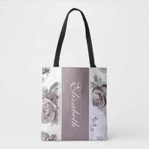 Bolsa Tote Noivado rosa rosa Dusty