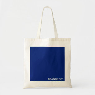 Bolsa Tote Nome da cor azul do Dragonfly