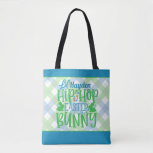 Bolsa Tote NOME DE ADIÇÃO Personalizado Lil Hip Hop Coelhinho