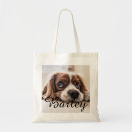 Bolsa Tote Nome de Cachorro Personalizado – Amante de Cachorr