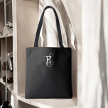 Bolsa Tote Nome de Na moda exclusivo e Tipografia Monográfica<br><div class="desc">Um belo design de sacola de tote com uma elegante representação na moda do seu nome e monograma com serifas clássicas e uma tipografia de escrita mais ornamentado numa harmonia equilibrada e simétrica. Os três elementos se combinam com uma sofisticada harmonia e criam seu próprio logotipo pessoal de marca. Mostrado...</div>