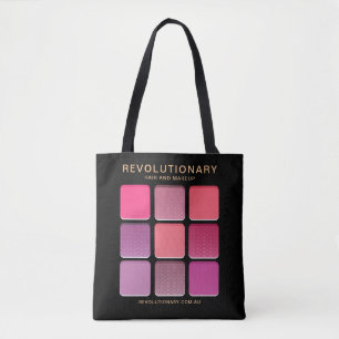 Bolsa Tote Nome de Negócios Moderno Rosa Feminino Maquiador