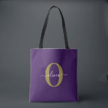 Bolsa Tote Nome de Script Monograma Personalizado Branco Puro<br><div class="desc">Este elegante monograma e na moda pode ser dado como presente para um aniversário, casamento, chá de panela, aniversário, Dia de as mães ou qualquer ocasião. Pode ser personalizado com o nome e a inicial da pessoa. Você pode alterar a fonte, a cor da fonte, o tamanho da fonte e...</div>