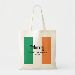Bolsa Tote Nome de sobrenome irlandês personalizado