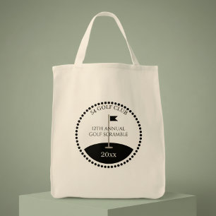 Bolsa Tote Nome do Clube de Golfe Scramble