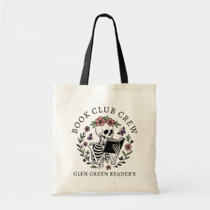 Bolsa Tote Nome do Clube do Livro Divertido Presente de Esque