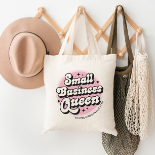 Bolsa Tote Nome do Compro Personalizado da Rainha de Pequenas