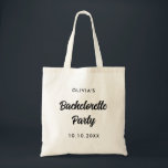 Bolsa Tote Nome do Esquadrão do Chá de panela de festa de sol<br><div class="desc">Um simples design de tipografia de texto preto minimalista para uma festa de solteira ou chá de panela. O texto da caligrafia é personalizável e pode ser alterado para sua própria frase. Você pode alterar a fonte, a cor da fonte, o tamanho da fonte, o espaçamento da letra, a cor...</div>