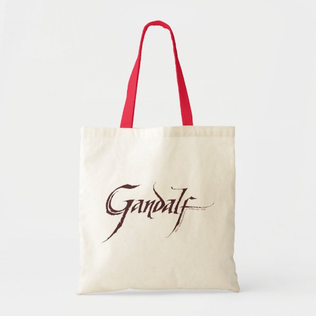 Bolsa Tote Nome do Gandalf Sólido (Frente)