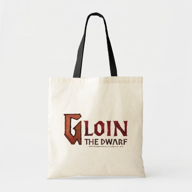 Bolsa Tote Nome do Gloin (Frente)