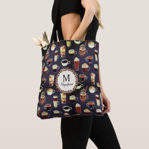 Bolsa Tote Nome do Monograma Venti Café