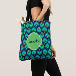 Bolsa Tote Nome do Padrão de Patilha Moderna
