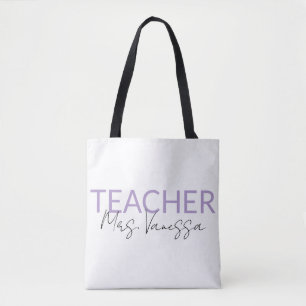 Bolsa Tote Nome do Professor Personalizada, Ensino