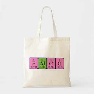 Bolsa Tote Nome periódico da mesa Falco tote saco