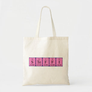 Bolsa Tote Nome periódico da mesa Steffi tote saco