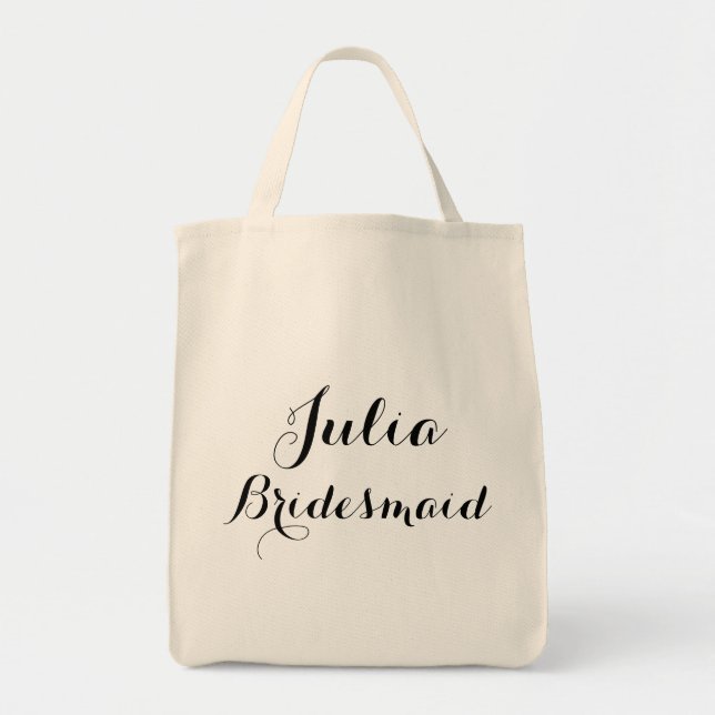 bolsa tote nome personalizado (Frente)