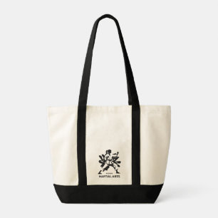 Bolsa Tote Nome Personalizado & Artes Marciais de Texto