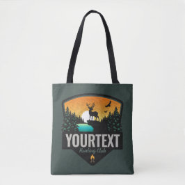 Bolsa Tote NOME Personalizado Caça Selvagem de Elk Sunset