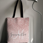 Bolsa Tote Nome Personalizado da Lista de Estilos Rosa Modern<br><div class="desc">Apresentamos nosso produto Moderno Link Glitter Sparkles Personalized Name, disponível exclusivamente no Zazzle! Faça uma declaração na moda e personalizada com este design espantoso que combina o encanto da brilho rosa com um toque moderno. Quer você esteja procurando um presente ou um especial para si mesmo, este produto é perfeito...</div>