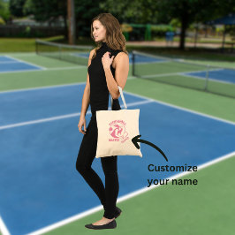 Bolsa Tote Nome Personalizado do Jogador de Jogo Mestre de Pi