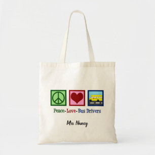 Bolsa Tote Nome Personalizado do Motorista de Ônibus da Peac