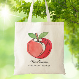 Bolsa Tote Nome Personalizado do Professor Oferta Nome Waterc