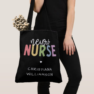 Bolsa Tote Nome Personalizado Enfermeiro Enfermeiro Presente 