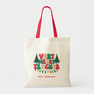 Bolsa Tote Nome Personalizado Muito Feliz Professor Feriado d