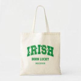 Bolsa Tote Nome personalizado Nascer irlandês sorte